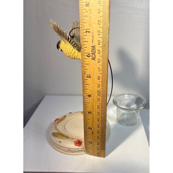 Hallmark Marjolein Bastin Tealight Holder Nature Sketchbook Chickadee 7" Tall - Picture 6 of 9